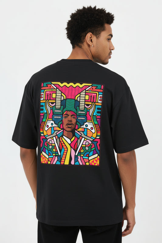 Zoomniks Cyberpunk Graphic Oversized Tee