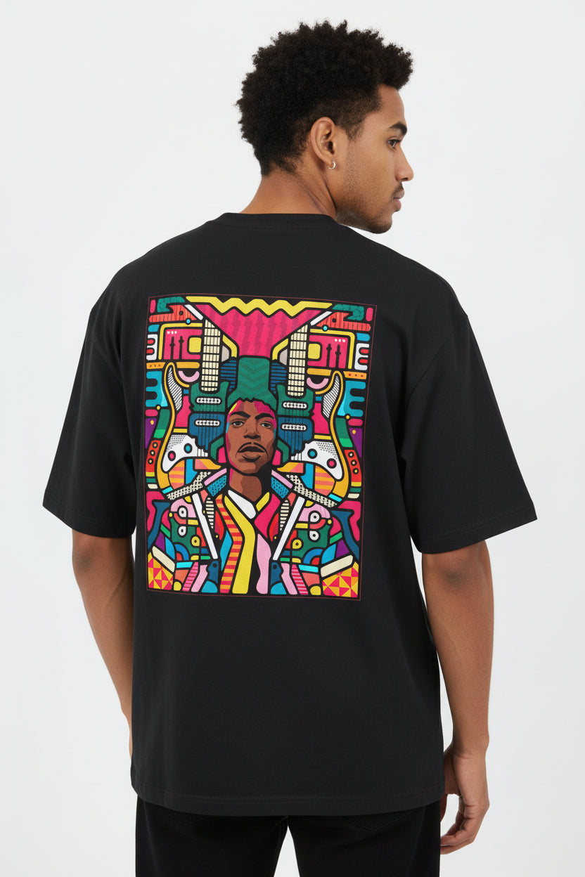 Zoomniks Cyberpunk Graphic Oversized Tee