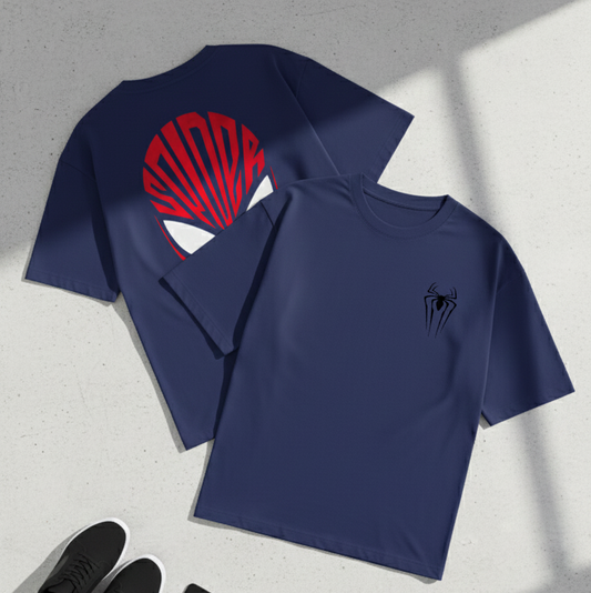 Unisex Hero Spider Oversized T-Shirt | Dual Design (Front & Back)